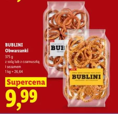 Obwarzanki Bublini z solą +1 wariant