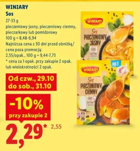 Sos pieczeniowy jasny Winiary +3 warianty