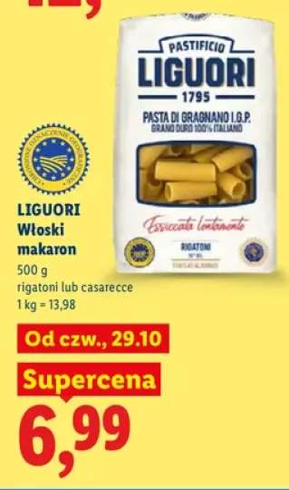 Włoski makaron rigatoni Liguori +1 wariant