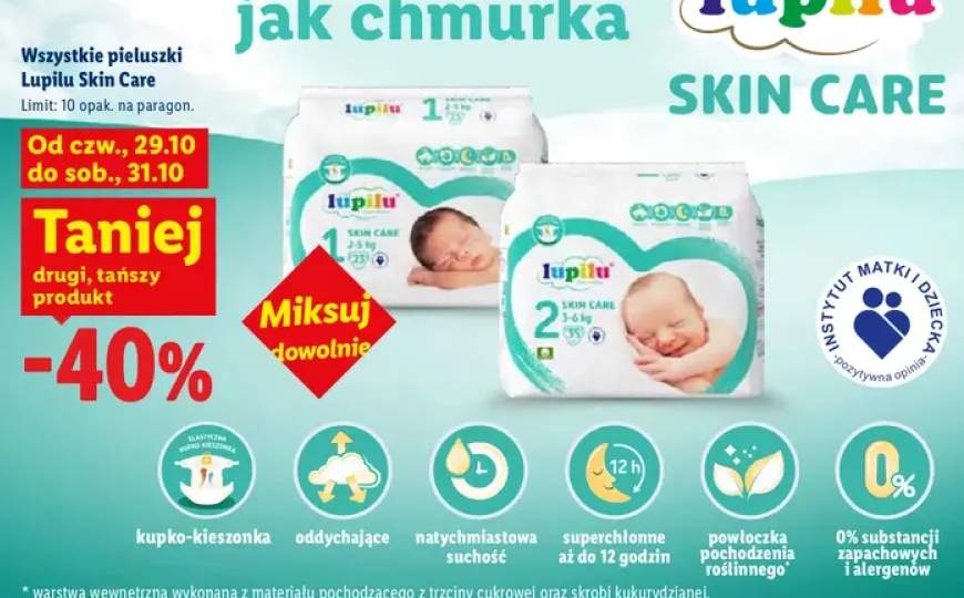Pieluszki Lupilu Skin Care