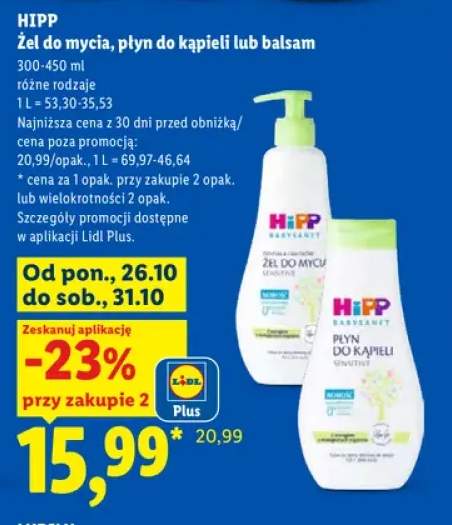 Żel do mycia HiPP +2 warianty