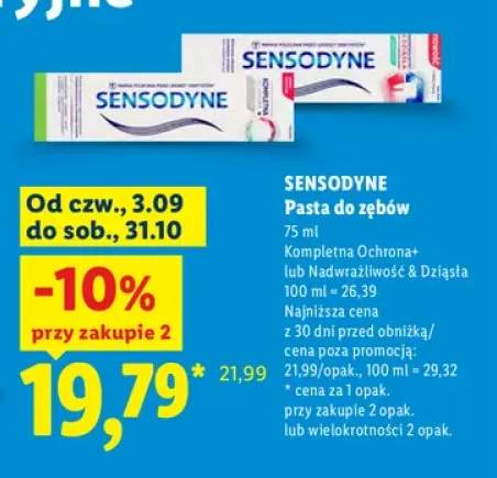 Pasta do zębów Sensodyne Kompletna Ochrona+ +1 wariant