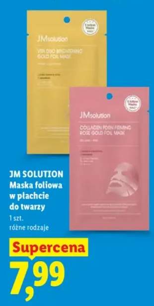 Maska foliowa w płachcie do twarzy JM Solution