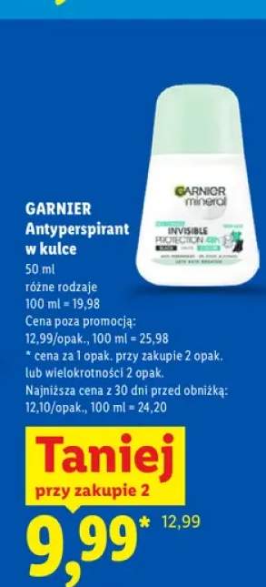 Antyperspirant w kulce Garnier