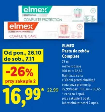 Pasta do zębów Complete Elmex