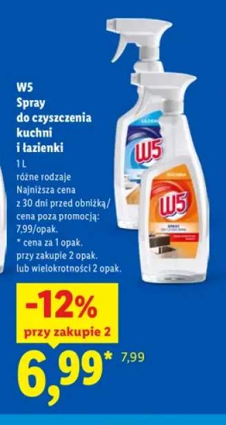 Spray do czyszczenia kuchni W5 +1 wariant