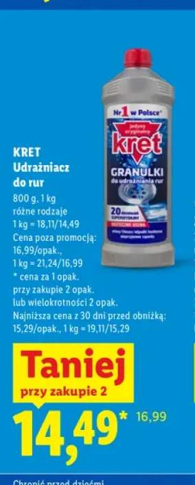 Udrożniacz do rur Kret