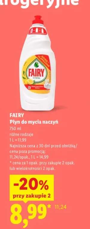 Płyn do mycia naczyń Fairy