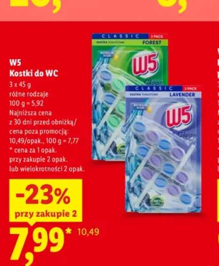 Kostki do WC Classic Forest 3-pak W5 +1 wariant
