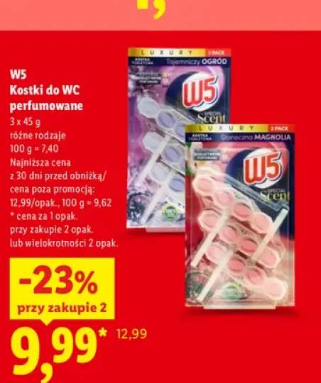 Kostki do WC perfumowane Luxury Tajemniczy Ogród 3-pak W5 +1 wariant