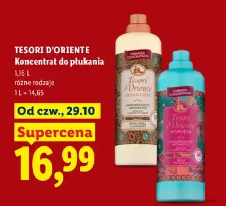 Koncentrat do płukania różne rodzaje Tesori d'Oriente
