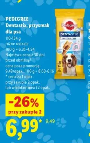 Przysmak dla psa Dentastix Pedigree