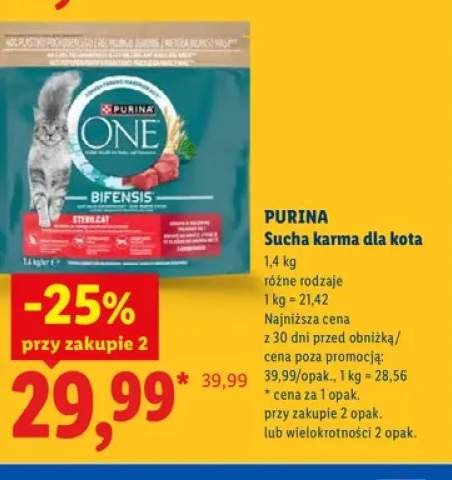 Sucha karma dla kota Purina One